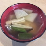 弁天鮨 - つみれ汁お替りいただきました！