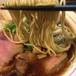 麺庵ちとせ - 加水率を抑えめの低加水ストレート細麺