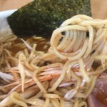 めんや暁 - 太麺が、このスープにマッチング‼️