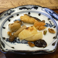 京都和久傳 - 鰆の焼き物、海老芋、カブ、ムカゴ