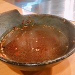 成吉思汗だるま - 〆にお茶をいれてスープ