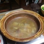 かたつむり - 熊の手茸鍋　猪しゃぶしゃぶ