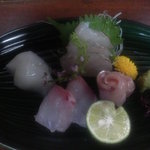 川蝉 - 刺身盛り合わせ（2010.06）