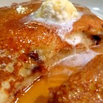 76377650 - チョコレートチップパンケーキ(メイプル投入後)