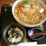 日本料理と蕎麦　魚哲 - 鴨南版