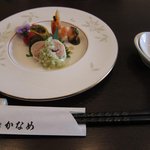 中国料理 かなめ - 最初は前菜盛り合わせから