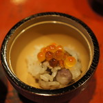 草喰 なかひがし - むかごとイクラの飯蒸し