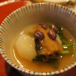 草喰 なかひがし - 川鰻と蕪の餡掛け