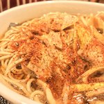 味奈登庵 - 肉南蛮そばには唐辛子だ！  
      ブチまけろ！  #BCMKR!