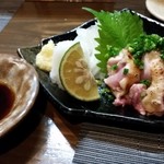 たむろ - 2017/11 軍鶏たたき 1,300円