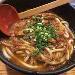 硯家 - スパイシー冷しカレーうどん