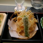 白恵美酒 幸寿し - 白エビのかき揚げ