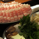 しゃぶしゃぶ肉。