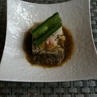 耽美 下村 - 本日の先付（もずく豆腐）
