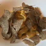 カーサ・デル・チーボ - タリアテッレ シャモロック卵のカルボナーラ オータムトリュフがけ