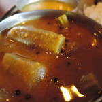 Spice&Dining KALA - 2017年11月 サンバルに入ってたインド食材　何かの茎ｗｗ