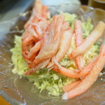 谷中 鳥よし - カニサラダ650円