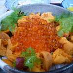 津軽海峡亭 - 二色丼（ウニとイクラ）（2,000円）