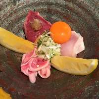 鳥茂 - 刺身 : コブクロ、はつ、ガツ