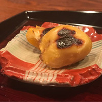 鉄板焼き いわ倉 - カラスミ味噌漬け焼きました