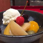 イッピン カフェ - クリームあんみつ 2016/09/28