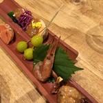 JINROKU - 前菜いろいろ盛り合わせ