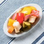 Sotto aceto with citrus and marinated vegetables