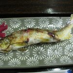 やま椿 - 天然鮎塩焼・大（税抜：600円）