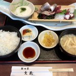 鍛冶屋 文蔵 - 刺身定食