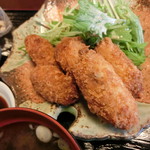 お食事処かなめ - カキフライ定食