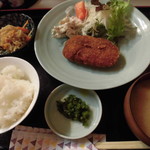 まきの亭 - 本日の揚げもん定食 600円