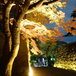 磐梯そば道場 - 三の丸方面からの紅葉を