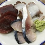 まるしん - 刺身3種盛