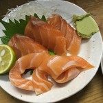 立呑み きむらや - サーモン刺身