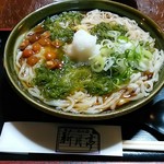 めん房 新月亭 - 芽かぶうどん（冷）　