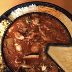 コリアンキッチン 3匹の子ぶた - 完成前のチーズタッカルビの上の方