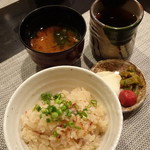 禅紫 - 金目鯛の土鍋ごはん