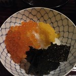 松川 - ご飯、生いくら、生唐墨、海苔