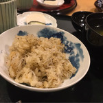 広尾 一会 - ゆかりとおジャコの御飯