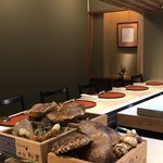 2階のカウンター席