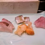 鮨 相澤 - お造り４種