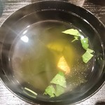 鮨 相澤 - お椀　鯛の中骨汁