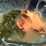 鮨 相澤 - 鮑の酒蒸し　