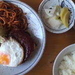 とんかつこぶた - ハンバーグ定食１３００円
