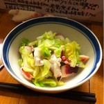 Yakumiya - 春キャベツとタコの炒め物