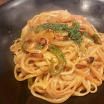 昜木屋 - 大人のナポリタン美味しかった！自家製生パスタはちょっと平たい感じで食感がいい♪
            ちなみに湯気で写真が❌(涙)