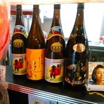 煮干し豚骨らーめん専門店 六郷 - さつまいも焼酎は明るい農村も。