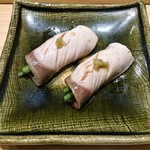 丸萬寿司 - 鰤の焼きしゃぶ