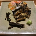 丸萬寿司 - 対馬の穴子 白焼き　　