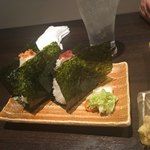 肉そば居酒屋まる文 - おにぎり